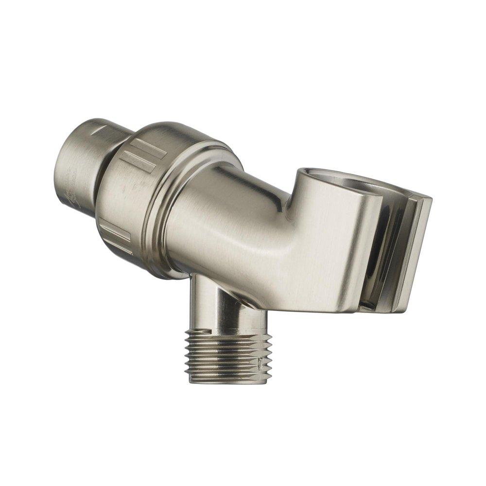 American Standard Brushed Nickel 1/2 in. NPT Metal Shower Arm Bracket 