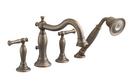 Two Handle Roman Tub Faucet in Oil Rubbed Bronze