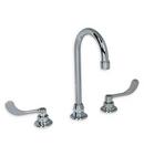 American Standard Polished Chrome Two Handle Widespread Bathroom Sink Faucet 