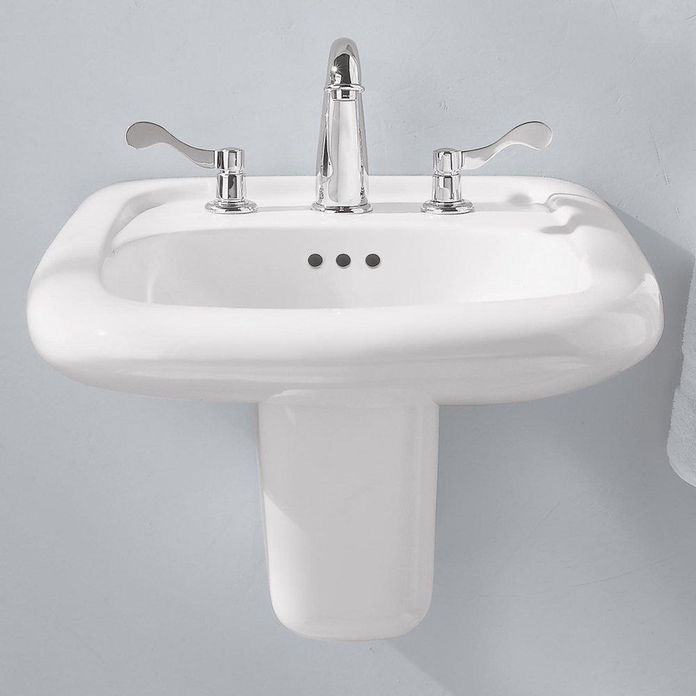 American Standard White Wall Mount Bathroom Sink 