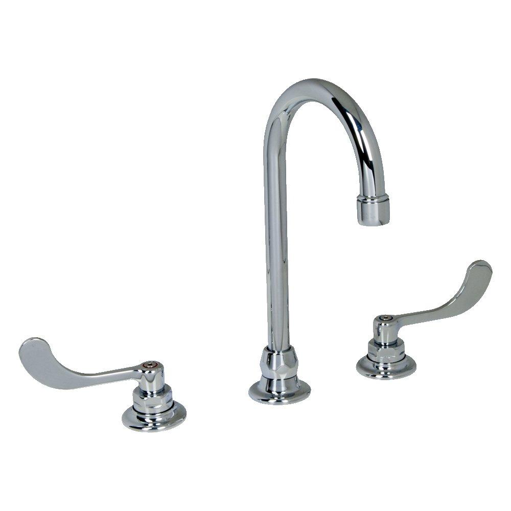 American Standard Polished Chrome Two Handle Widespread Bathroom Sink Faucet 
