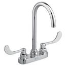 American Standard Polished Chrome Two Handle Centerset Bathroom Sink Faucet 