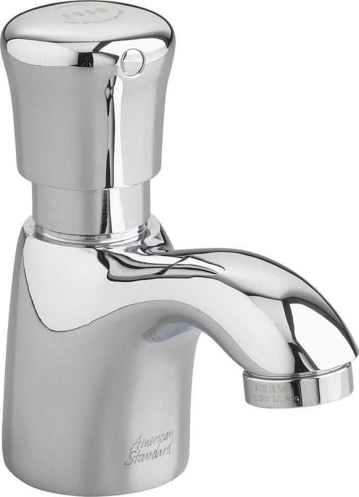 American Standard Polished Chrome Single Handle Metering Bathroom Sink Faucet 