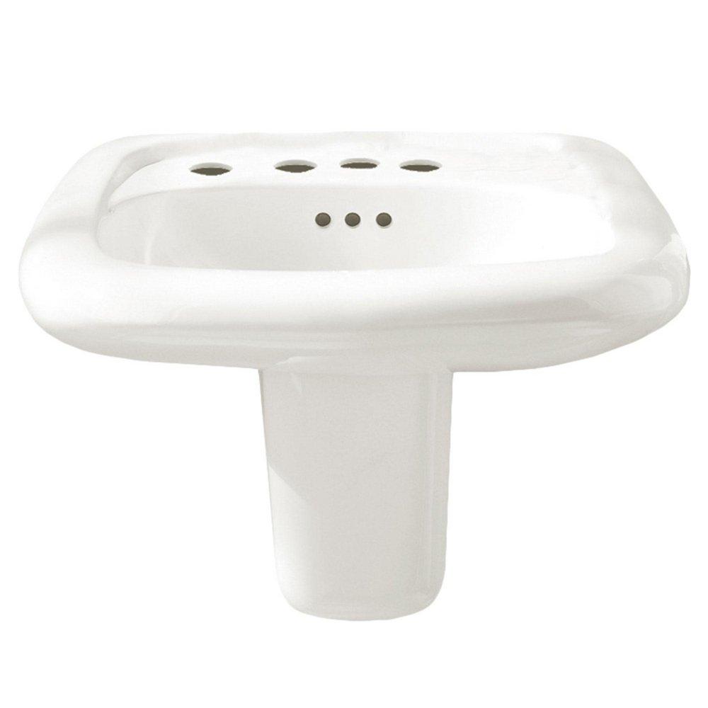 American Standard White 3-Hole Wall Mount Lavatory Sink 