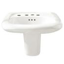 American Standard White 3-Hole Wall Mount Lavatory Sink 
