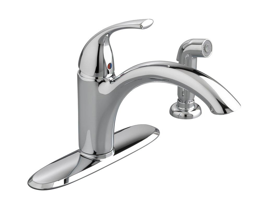 American Standard Polished Chrome Single Handle Kitchen Faucet 