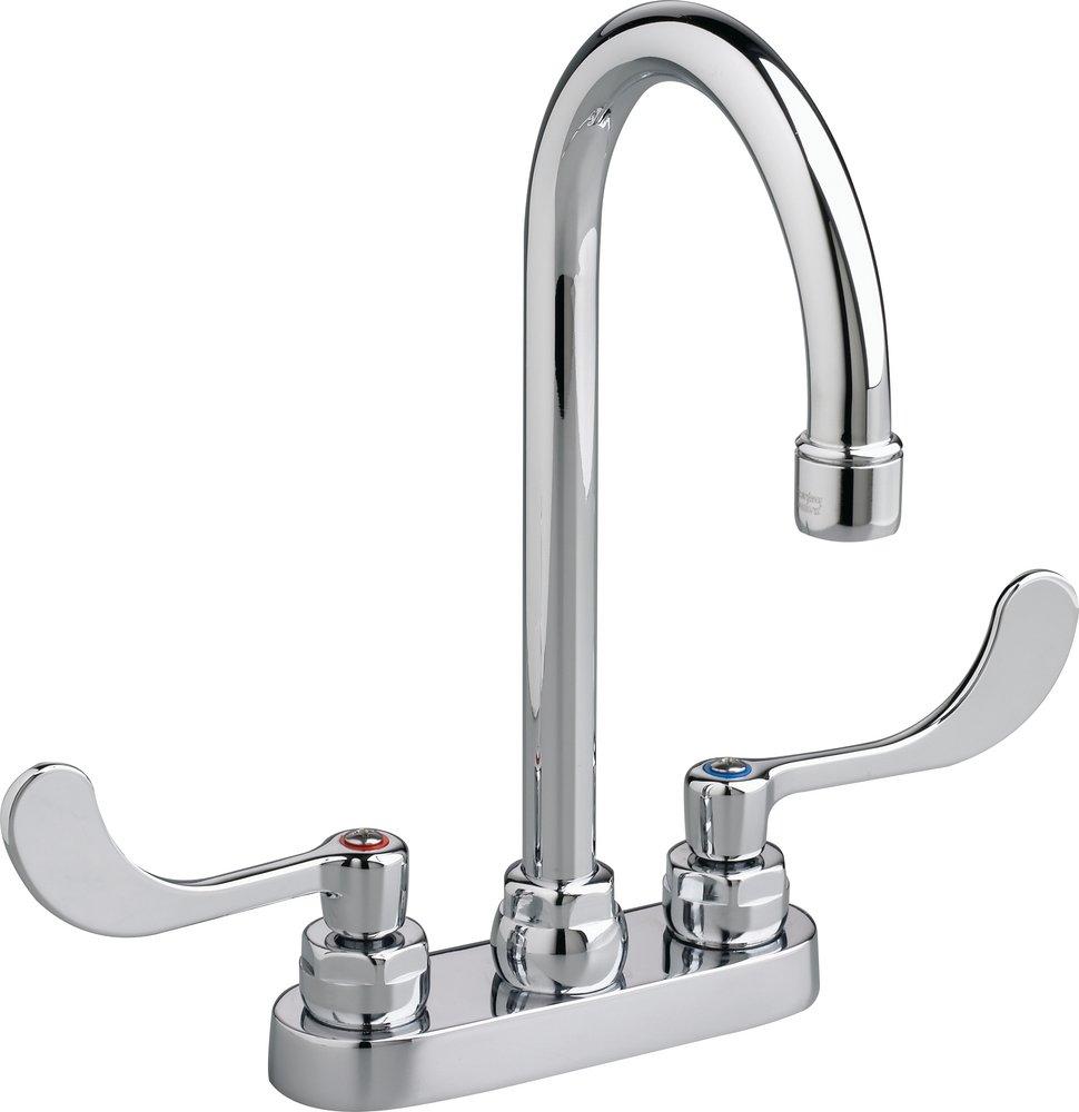 American Standard Polished Chrome Two Handle Centerset Bathroom Sink Faucet 