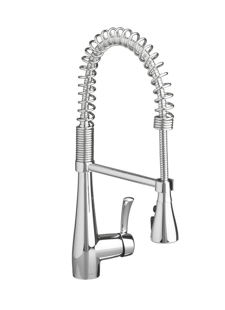 American Standard Polished Chrome Single Handle Pull Down Kitchen Faucet 