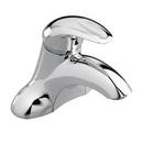 Centerset Lavatory Faucet with Single Lever Handle in Polished Chrome
