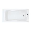 72 x 36 in. Soaker Drop-In Bathtub with End Drain in Arctic