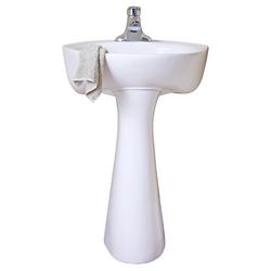 15-1/2 in. Wall Mount Oval Vitreous China Bathroom Sink in White