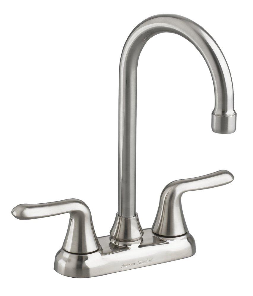 American Standard Polished Chrome Two Handle Lever Handle Bar Faucet 