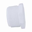 White PVC Schedule 40 Male x Female Threaded Bushing 