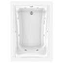 60 x 42 in. Whirlpool Drop-In Bathtub Reversible Drain in White