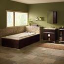 American Standard White 66 x 36 in. Whirlpool Drop-In Bathtub with Reversible Drain 