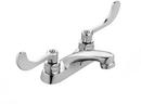 American Standard Polished Chrome Two Handle Wristblade Deck Mount Service Faucet 