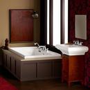 American Standard White 59-1/2 x 41-5/8 in. Whirlpool Drop-In Bathtub Reversible Drain 