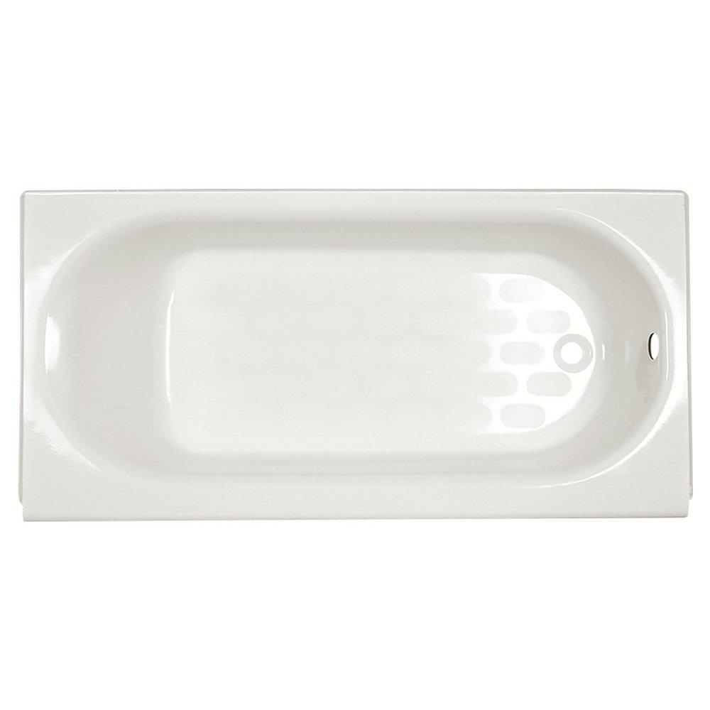American Standard White 60 x 34 in. Above Floor Bathtub with End Drain 