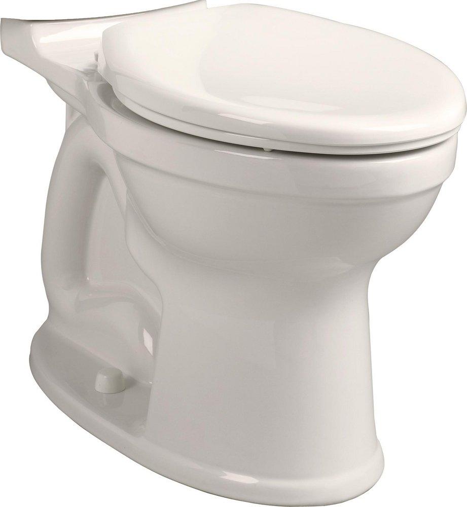 American Standard Linen Elongated Right Height Toilet Bowl with EverClean Surface 