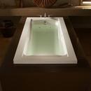 American Standard White 72 x 36 in. Whirlpool Drop-In Bathtub Reversible Drain 