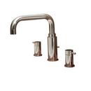 Double Lever Handle Roman Tub Faucet in Satin Nickel - PVD
