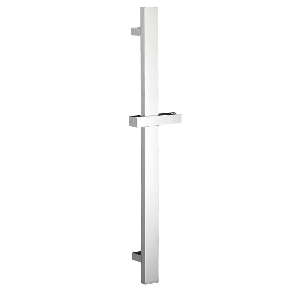 American Standard Polished Chrome Square Shower Slide Bar with Shower Bracket 