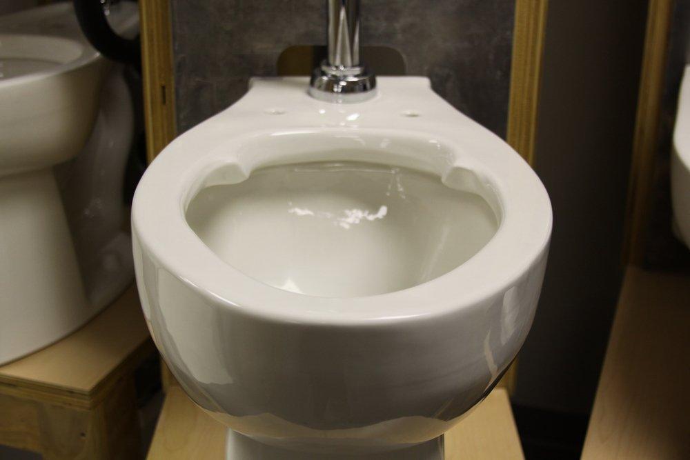 American Standard White Elongated Toilet Bowl 