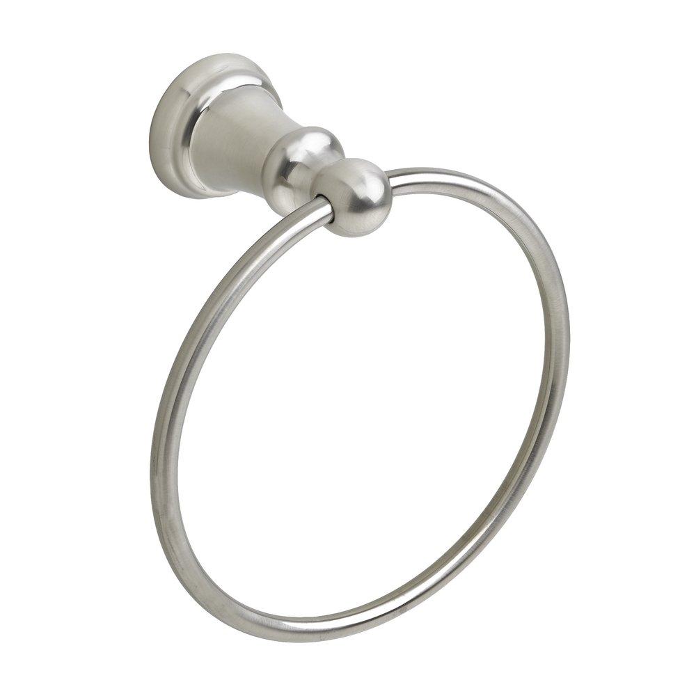 American Standard Satin Nickel Round Closed Towel Ring 
