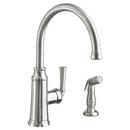 Single Handle Kitchen Faucet in Stainless Steel - PVD