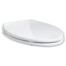 Plastic Round Closed Front With Cover Toilet Seat in White
