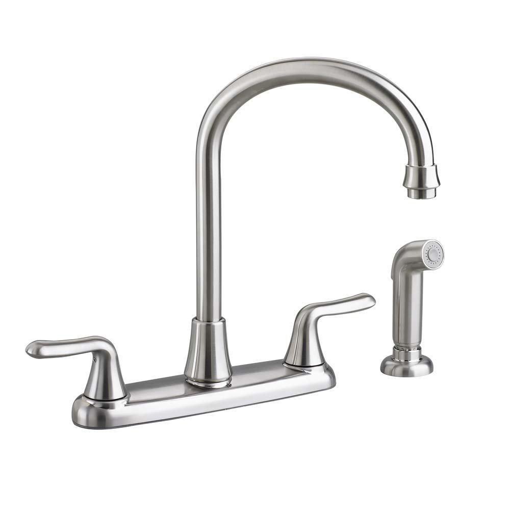 American Standard Stainless Steel - PVD Two Handle Kitchen Faucet 