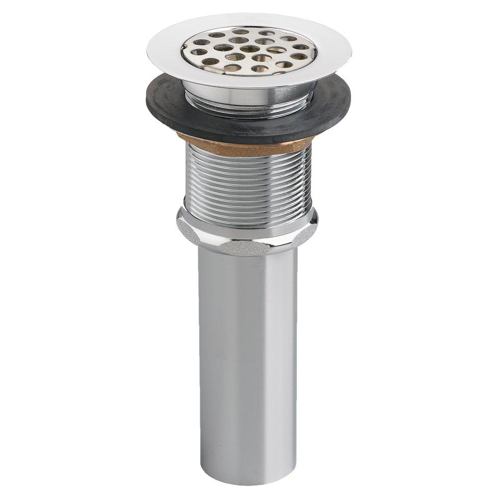 American Standard Brushed Nickel Grid Drain with Overflow 