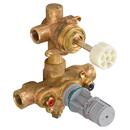 1/2 in. NPT Rough Valve Double-Handle Thermostatic with Built-In 2-Way Diverter
