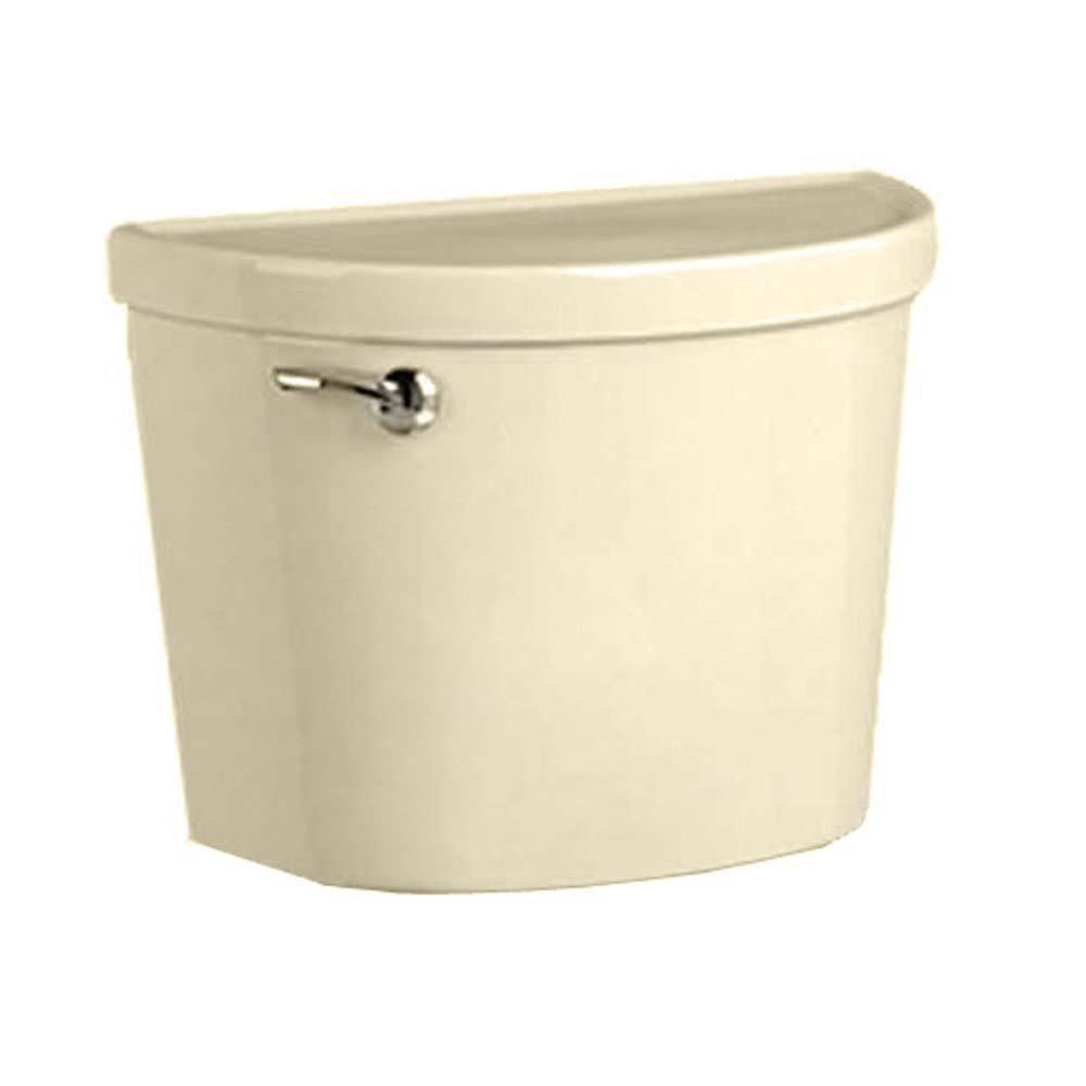 American Standard Bone 1.28 gpf Toilet Tank with Left-Hand Trip Lever 