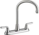Two Handle Kitchen Faucet in Stainless Steel - PVD