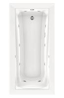 American Standard White 72 x 36 in. Whirlpool Drop-In Bathtub Reversible Drain 