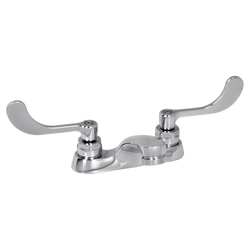 Two Handle Centerset Bathroom Sink Faucet in Polished Chrome