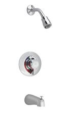 Single Handle Single Function Bathtub & Shower Faucet in Polished Chrome Trim Only