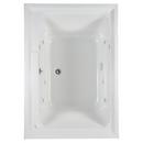 American Standard White 41-5/8 in. Whirlpool Drop-In Bathtub with Center Drain 