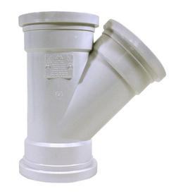 4 in. Gasket PVC Double Sewer Wye