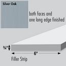 Filler Strip in Silvered Oak