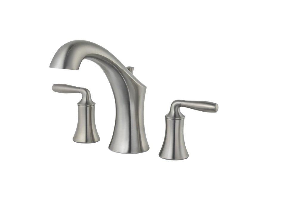 Pfister Brushed Nickel Two Handle Roman Tub Faucet Trim Only 
