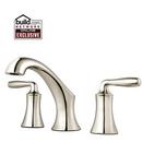 Widespread Bathroom Sink Faucet Pop-Up Quick Connect Assembly in Polished Nickel