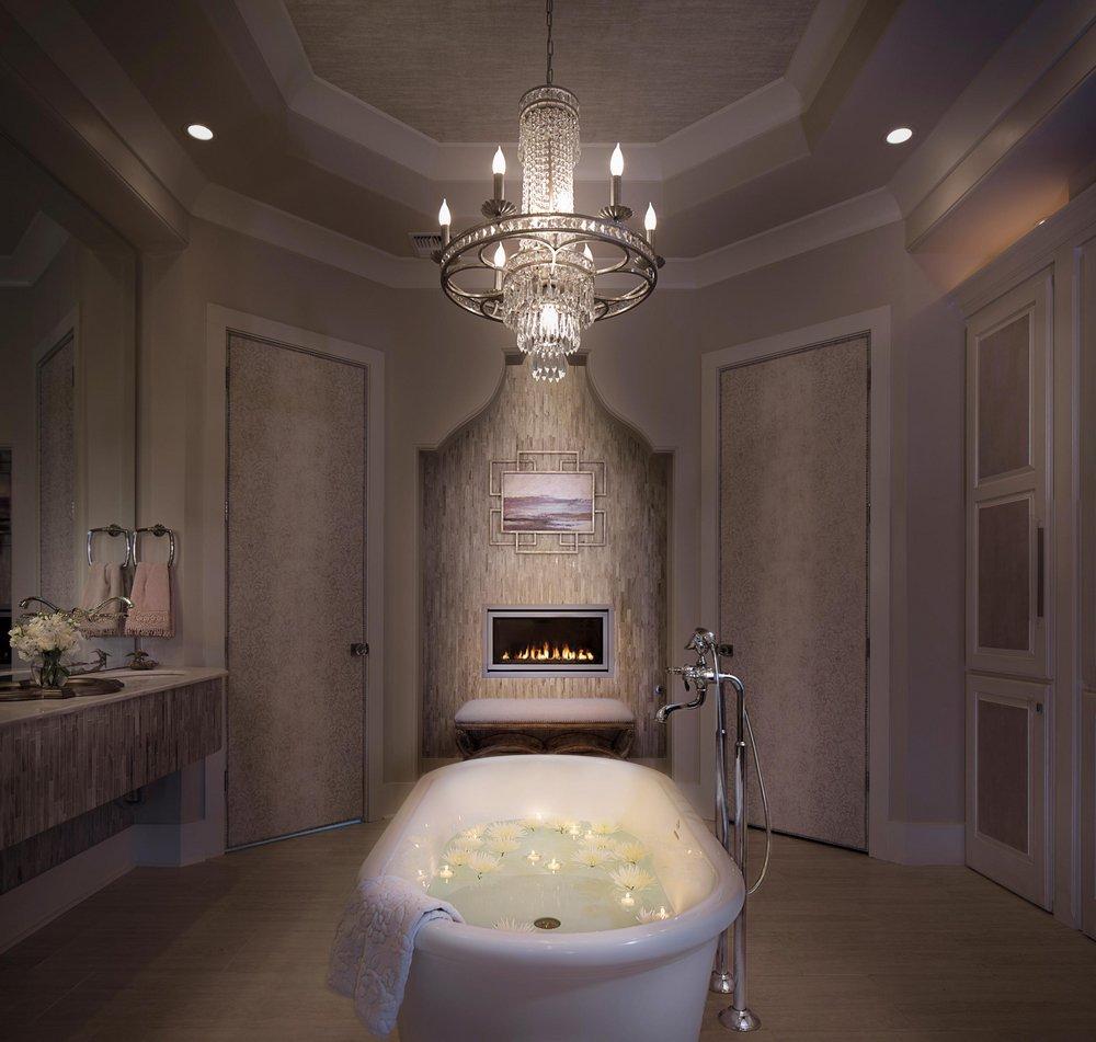 Brizo Chrome Two Lever Handle Floor Mount Filler Trim Only 