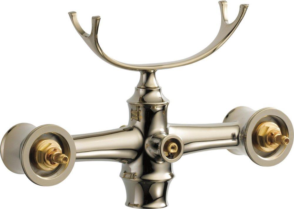 Brizo Polished Nickel Two Lever Handle Floor Mount Filler Trim Only 