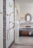 Brizo Polished Nickel Two Lever Handle Floor Mount Filler Trim Only 