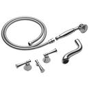 Brizo Chrome Two Lever Handle Floor Mount Filler Trim Only 