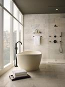 Brizo Matte Black Single Lever Handle Floor Mount Filler Trim Only 