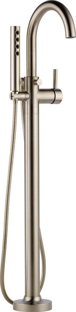 Brizo Brushed Nickel Single Lever Handle Floor Mount Filler Trim Only 