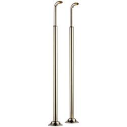 11.8 gpm Floor Mounted Tub Filler Riser in Brilliance Polished Nickel